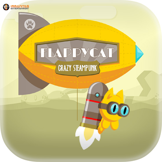 FlappyCat: Crazy Steampunk